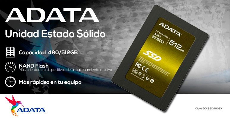ADATA-Unidad en Estado Solido-SSD-SX900-potencia-480GB-512GB-mas rapidez