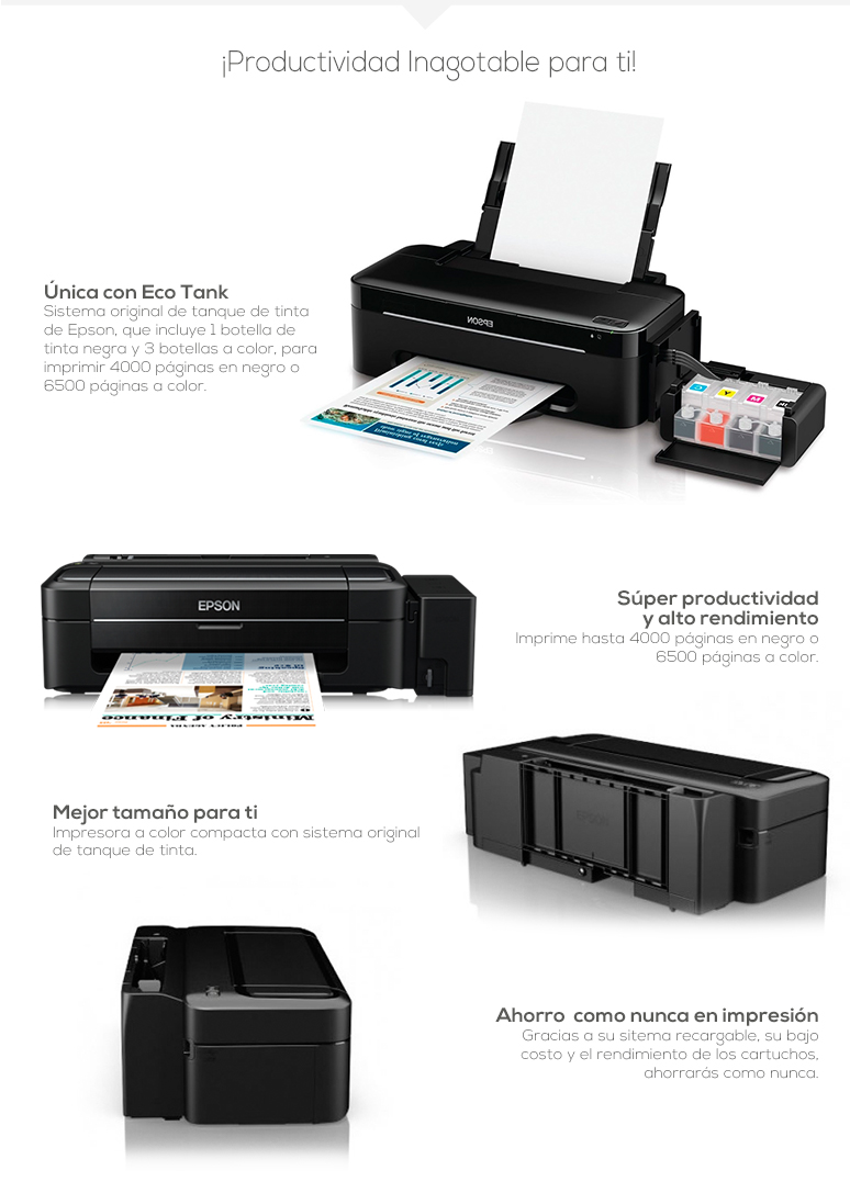 Epson-impresora-printer-xpress-l300-rapida-economica-rellenado facil-alto rendimiento-fotos