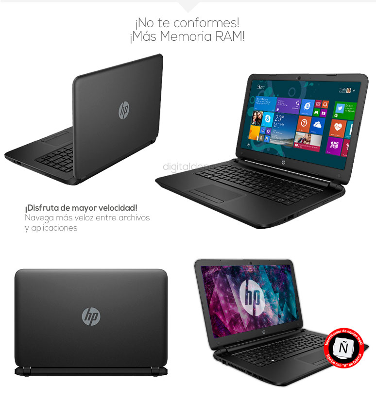 Hp-Laptop-Notebook-Pavilion 14-basica-AMD EI-2100 APU-16Gb Ram-500Gb DD-fotos