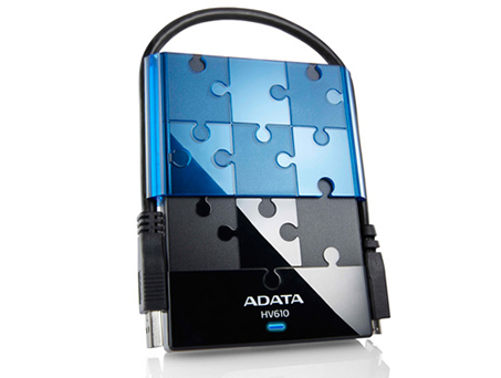 Adata-enclousure-carcaza-HV610-azul-usb 3.0-transmision LED-rompecabezas-imagen-destacada-2