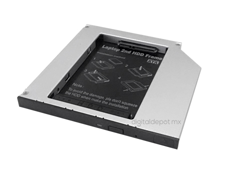 Protronix-Caddy HDD-Second HDD-adaptador-compatible discos duros-unidades de estado solido-Sata 9, 7 y 5mm-imagen-destacada