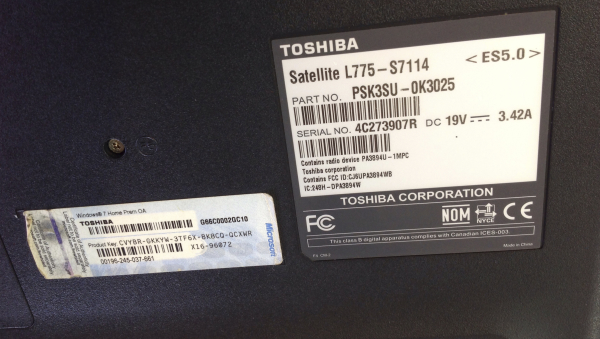 Respaldo en Reparación de laptop Toshiba en Guadalajara